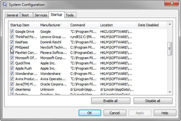 电脑系统Win7/Win8自动加载软件禁止技巧