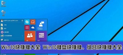 Win10快捷键有哪些？Win10系统键盘快捷键、组合快捷键大全汇总介绍