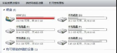 win7旗舰版64位系统 C盘空间越来越小三种的方法