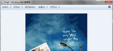 ghost win7旗舰版系统图片查看器无法正常查看GIF动态图片的解决方法