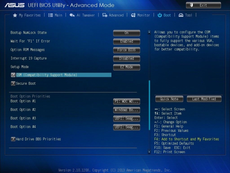 BIOS锁定纯UEFI启动的解锁技巧