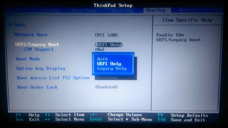BIOS锁定纯UEFI启动的解锁技巧