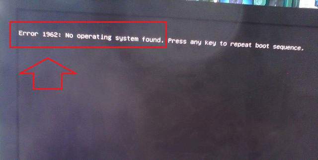 联想一体机预装Windows8改Windows7系统出错Error 1962的解决方法