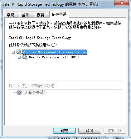 win7旗舰版 ghost系统提示“英特尔(R)RST服务未在运行”的解决方法