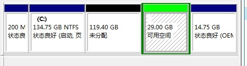 windows7旗舰版系统分区出错无法分配空间新建卷,磁盘已经包含最大分区数