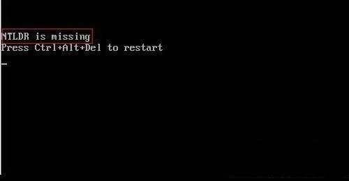 windows7纯净版系统开机黑屏并提示ntrl is missing press alt+ctrl+del resset的解决方法