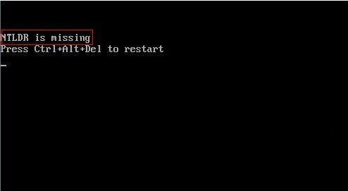 纯净版xp系统开机提示 NTLDR is missing 的解决方法
