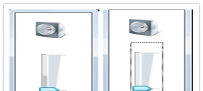 win7 ghost 纯净版系统音量调节动画的绿色条不见了的找回方法