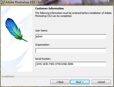ghost win7 32位旗舰版系统使用photoshop cs2注册机的方法