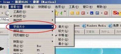 ghost win7系统下载360浏览器设置字体大小的方法