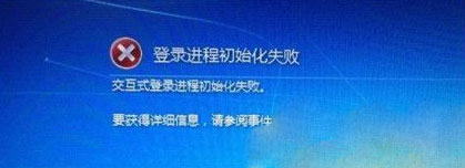 windows7旗舰版系统登录进程初始化失败的解决方法