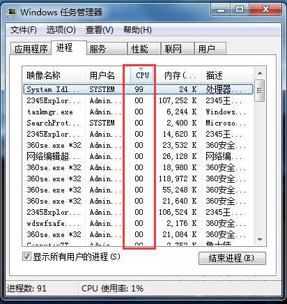 最新ghost win7系统System Idle Process占用率高的解决方法