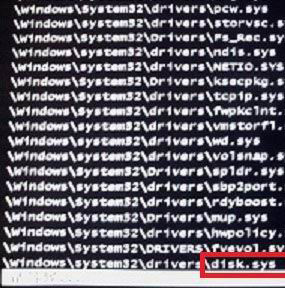 win7系统无法启动,出现disk.sys后蓝屏自动重启的解决方法