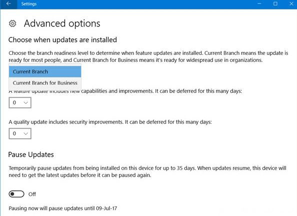 Windows10系统暂停更新的解决方法