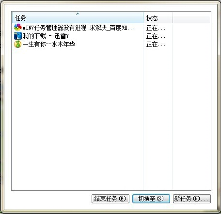 ghost win7 32位旗舰版系统任务管理器显示不全的解决方法