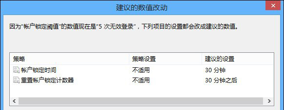 Windows8系统设置登录密码错误次数过多限制登录的方法