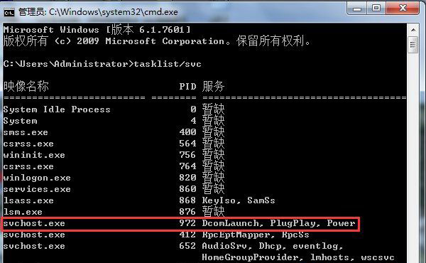 ghost win7 纯净版系统判断svchost.exe是否是病毒的方法