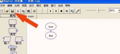 ghost win7系统使用Raptor画程序流程图并得到运行结果的方法
