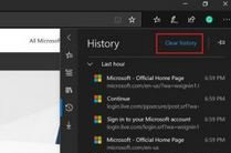 Windows10系统Microsoft Edge浏览器删除历史记录的方法