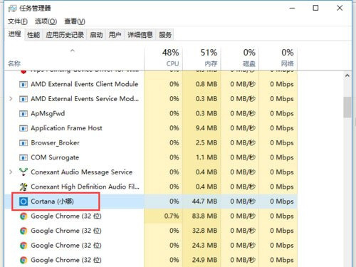 Windows10系统关闭微软小娜cortana的方法