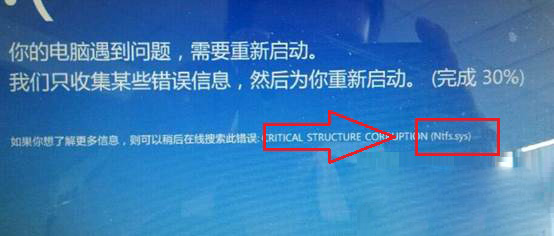 Windows8.1系统处理蓝屏故障提示中有NTFS.sys文件的方法