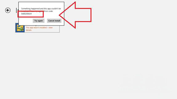 Windows8系统应用商店下载安装程序提示错误0x80200024的解决方法