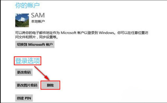 Windows8系统删除计算机的图片密码的方法
