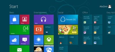 Windows8系统自定义Metro界面的开始屏幕的方法