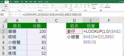 Windows7旗舰版系统Excel中lookup函数的使用方法