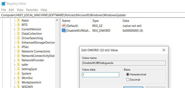 Windows10系统的Windows update的安装方法