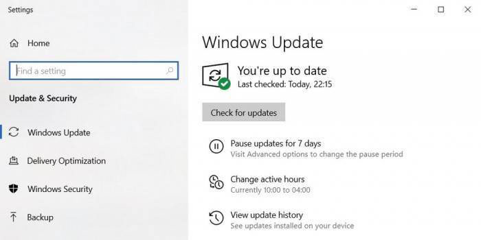 Windows10系统的Windows update的安装方法