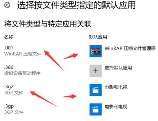 Windows10系统设置文件的默认打开方式的方法